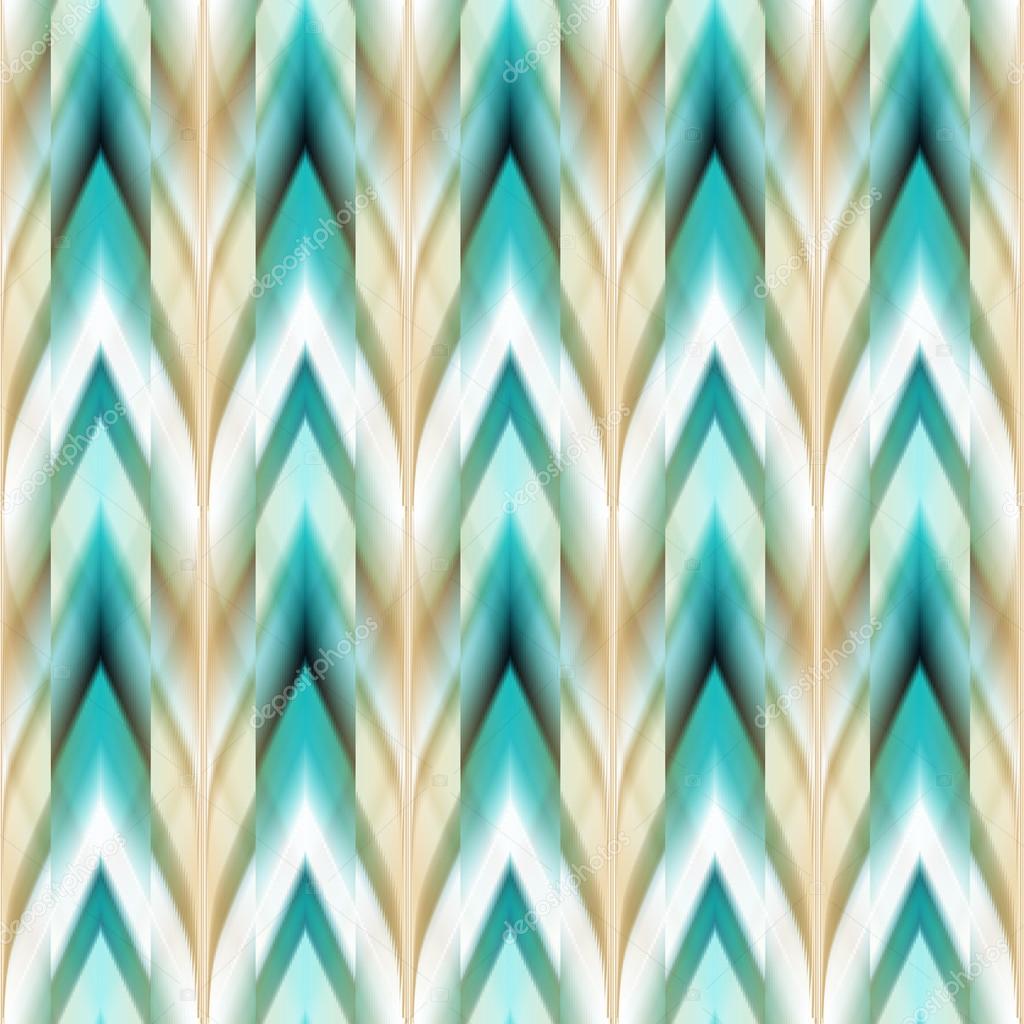 Vector seamless ikat ethnic pattern