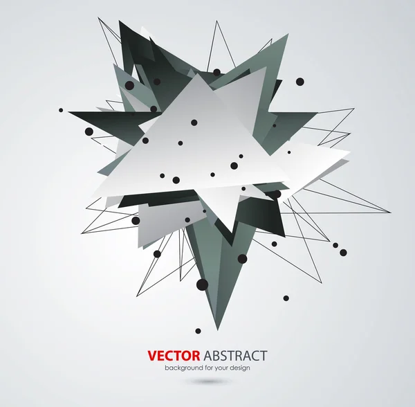 Векторний геометричний фон з трикутниками — стоковий вектор