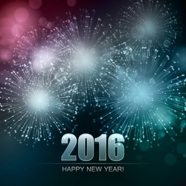 vektör tatil havai fişek arka plan