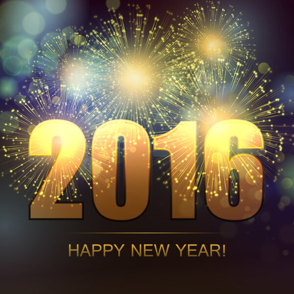 Векторный праздничный фейерверк
