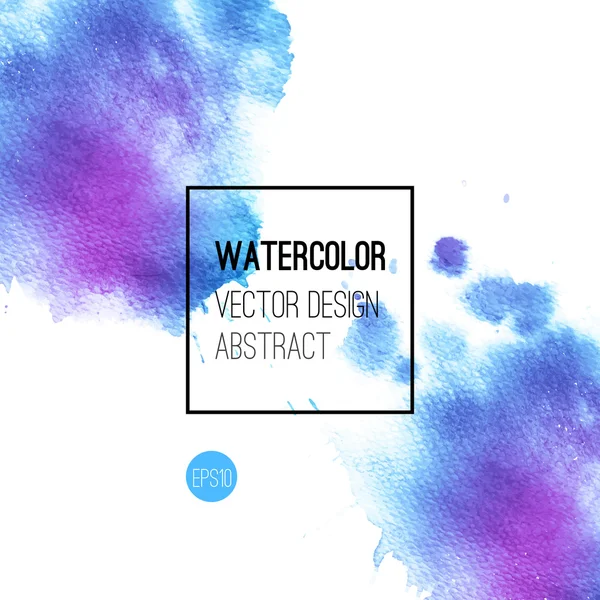 Fundo aquarela abstrato. — Vetor de Stock