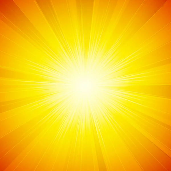 Shiny sun vector — Stock Vector