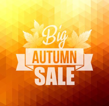 Yapraklı sonbahar arkaplanı.