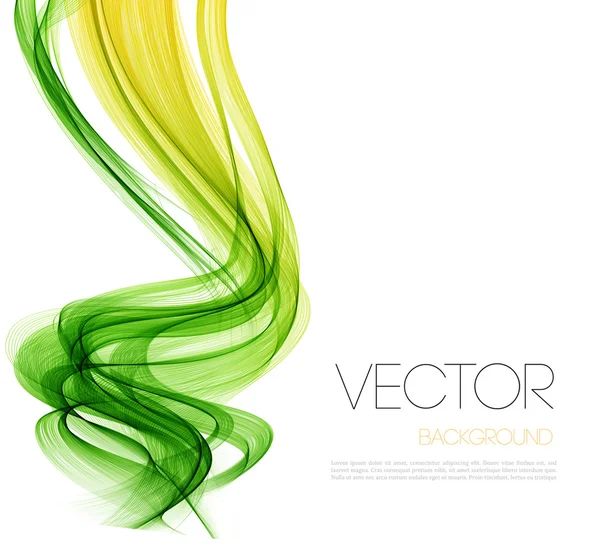 Smooth wave stream line abstract header layout. Vector illustration — Stock Vector