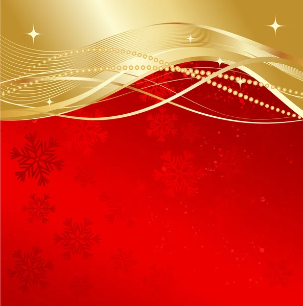 Red christmas abstract background. — Stock Vector