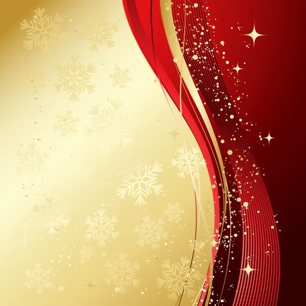 Red christmas abstract background. — Stock Vector