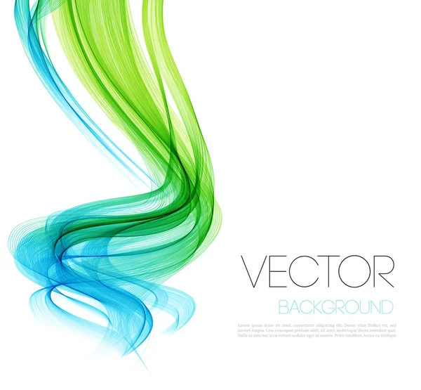 Smooth wave stream line abstract header layout. Vector illustration — Stock Vector