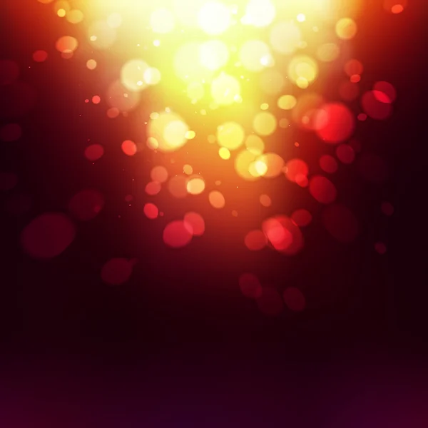 Abstrato Golden Holiday Fundo efeito bokeh — Vetor de Stock