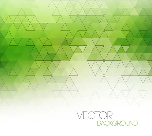Fondo de plantilla de luz verde abstracta — Vector de stock