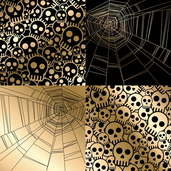 Tarjeta vectorial halloween — Vector de stock