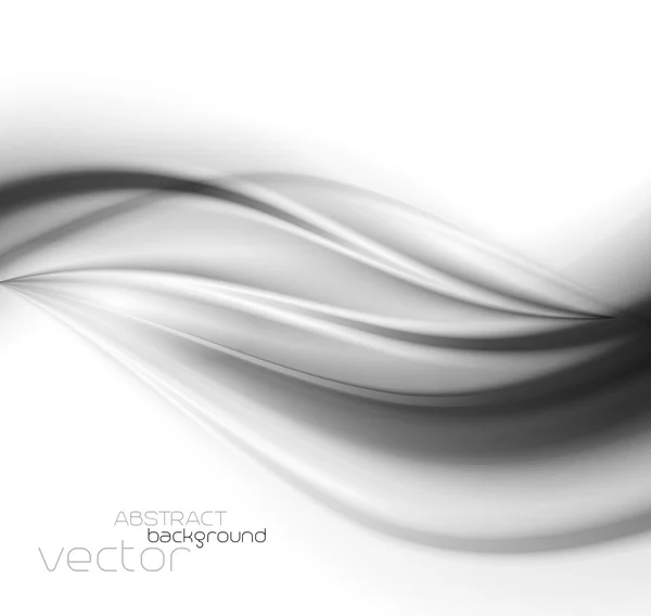 Abstract template background with curved wave. — Stock Vector