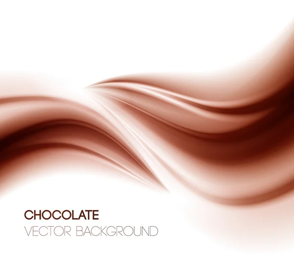 Fondo de chocolate abstracto — Archivo Imágenes Vectoriales