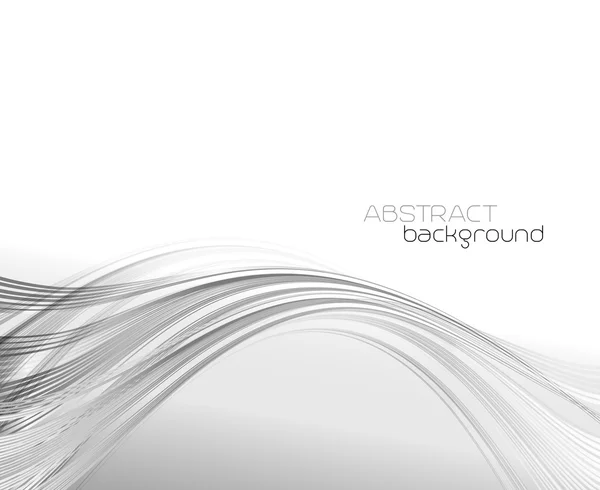 Abstract template background with curved wave. — Stock Vector