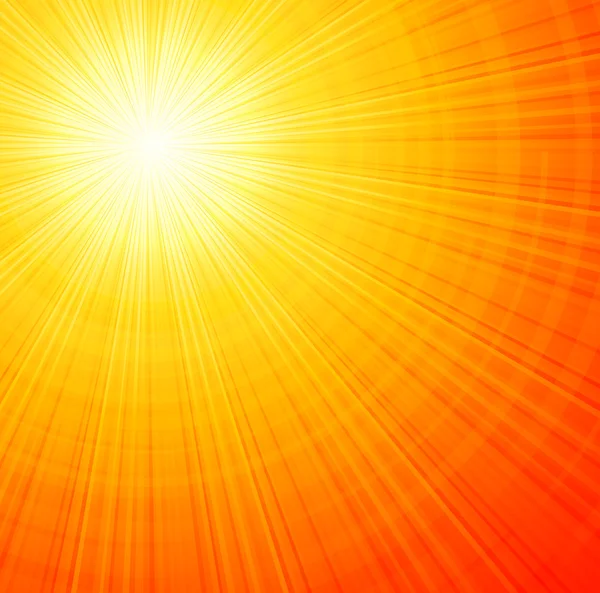 Sonnenstrahlen abstrakte Vektor Illustration Hintergrund — Stockvektor