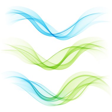 Soyut dalgalar dizisi. Vektör illüstrasyonu