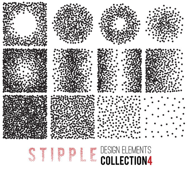 black and white halftone background