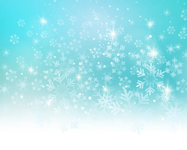 Christmas snowflakes background — Stock Vector