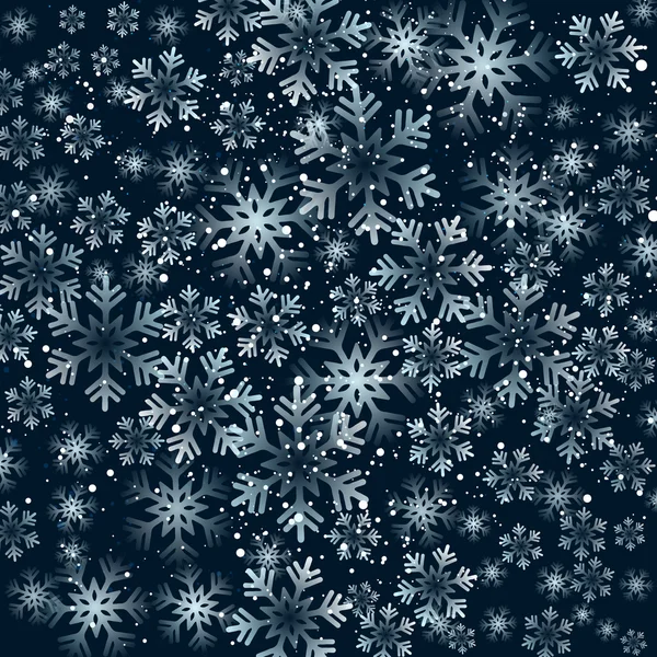 Christmas snowflakes background — Stock Vector