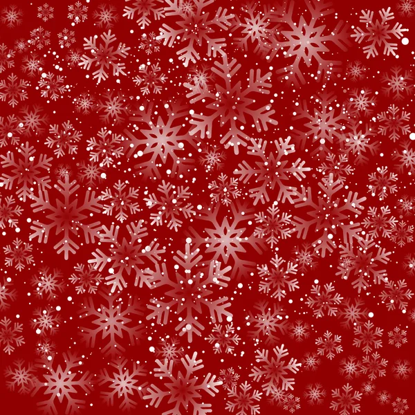 クリスマス雪背景 — ストックベクタ