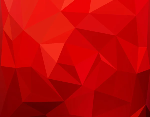 Vermelho poligonal mosaico fundo —  Vetores de Stock