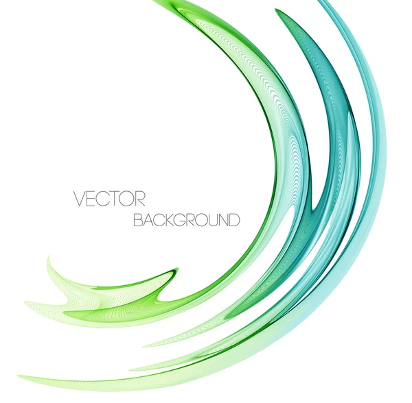 Astratto linee curve sfondo. Modello brochure design — Vettoriale Stock