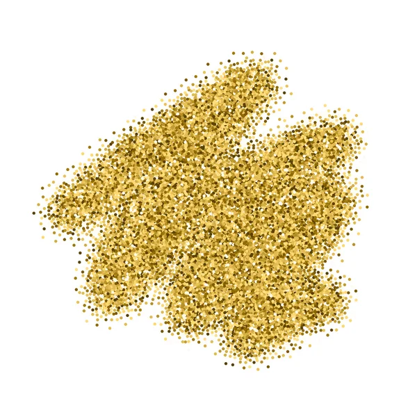 Gold glitter background. — Stock Vector