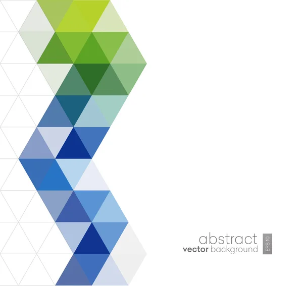 Vector abstrakt geometrisk bakgrund med trianglar — Stock vektor