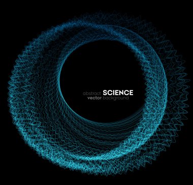 Vektör arka plan, fütüristik dalgalı