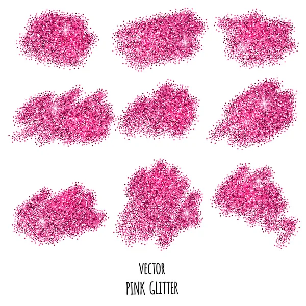 Roze glitter achtergrond. — Stockvector