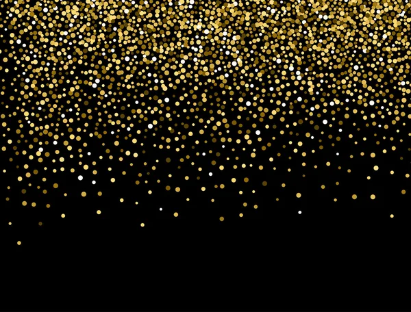 Gold glitter background. — Stock Vector