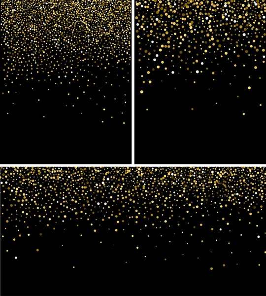 Gold glitter background. — Stock Vector