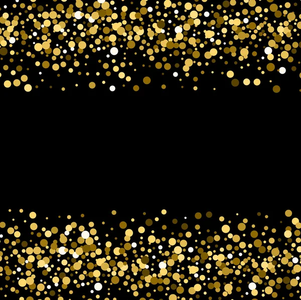 Goldglitzerhintergrund. — Stockvektor