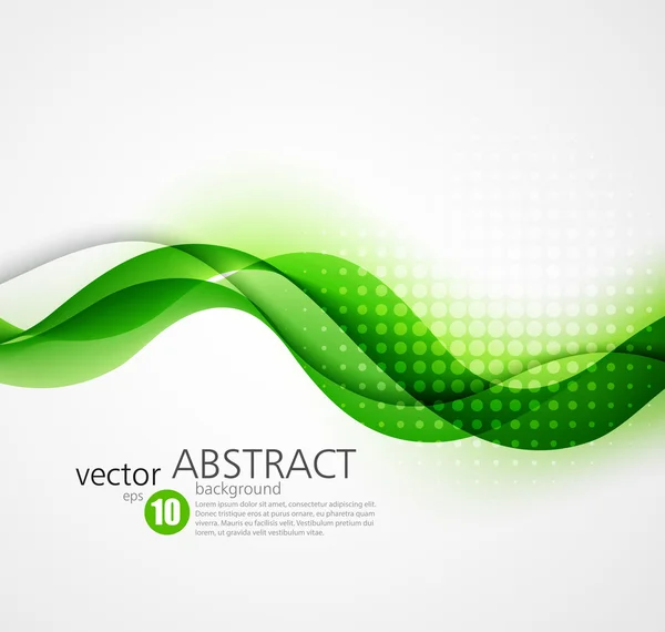 Abstract vector background, futuristic wavy — Stock Vector