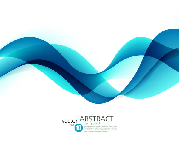 Absztrakt vektor háttér, futurisztikus hullámos — Stock Vector