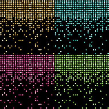 Vektör altın mozaik arka plan