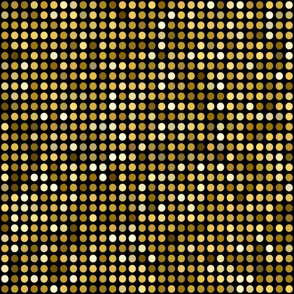 Vector golden mosaic background — Stock Vector