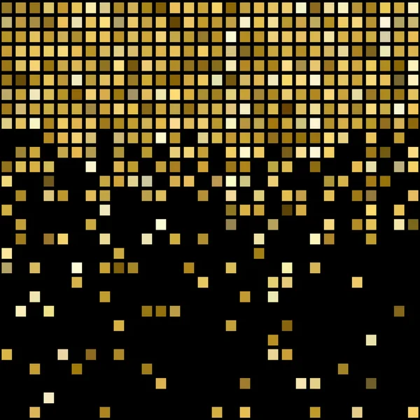 Vektorové pozadí zlaté mozaiky — Stockový vektor
