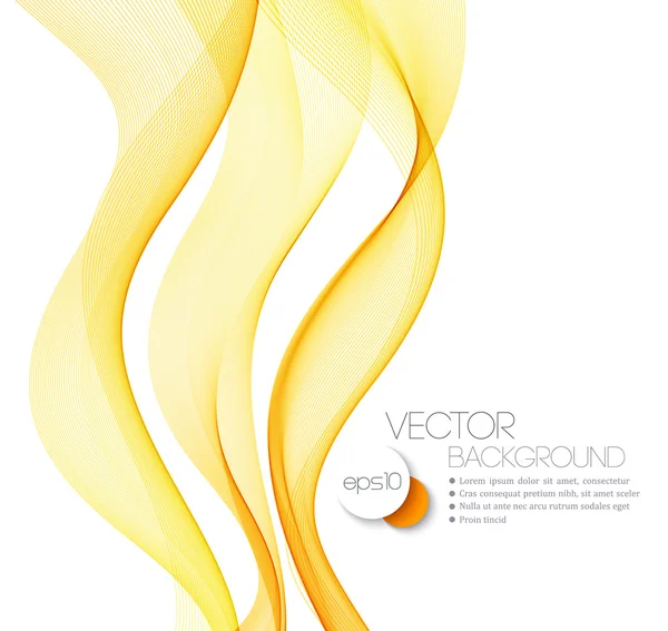 Abstract smooth wave motion illustration — Stock Vector