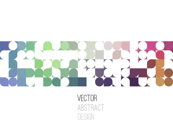 Design retro abstrato brilhante. Fundo vetorial — Vetor de Stock