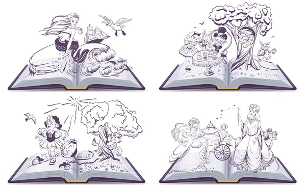 Küme açık kitap peri masalı