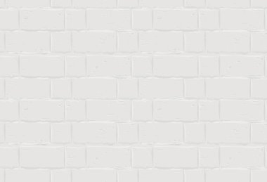 Beyaz tuğla duvar. Sorunsuz doku arka plan