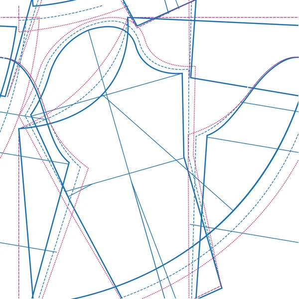 Dikiş desen. Sorunsuz doku