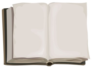 Brown old one open book