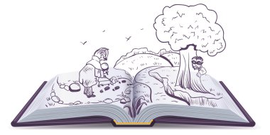 Açık kitap dedektif. Dedektif ile köpek suçlu için arıyorsunuz