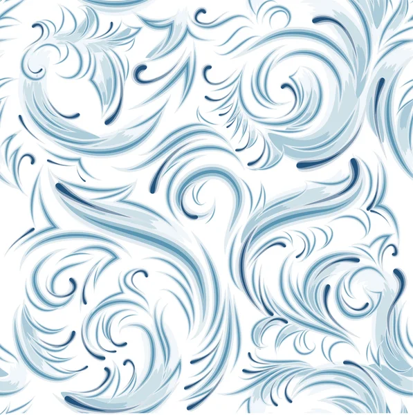 Glazuur op glas. Frosty patroon achtergrond — Stockvector
