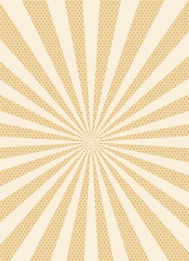 Güneş retro noktalı arka plan