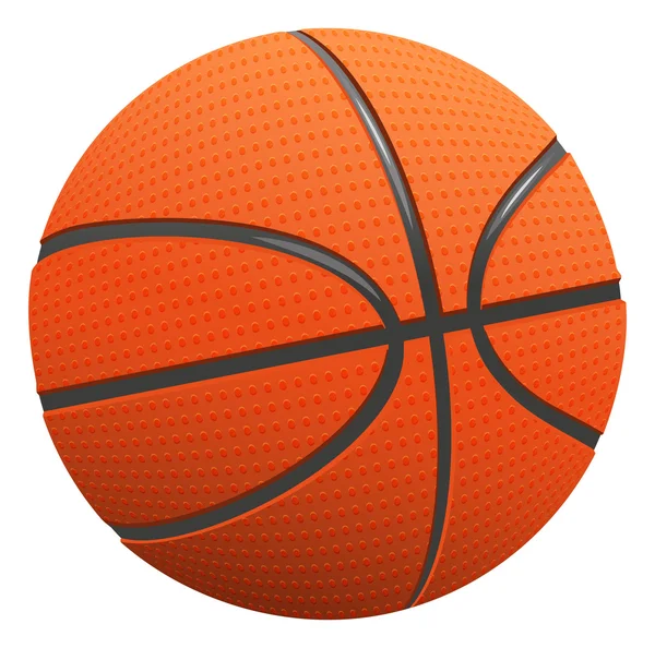 Baloncesto. Pelota de baloncesto — Vector de stock