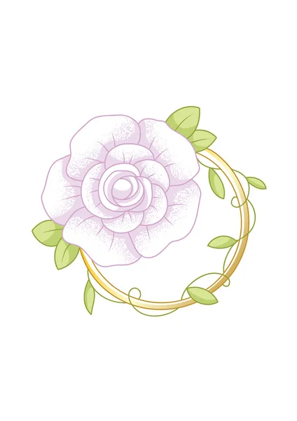 Elemento floral decorativo — Archivo Imágenes Vectoriales