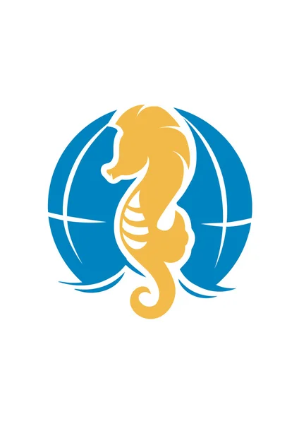 Seahorse pictogram — Stockvector