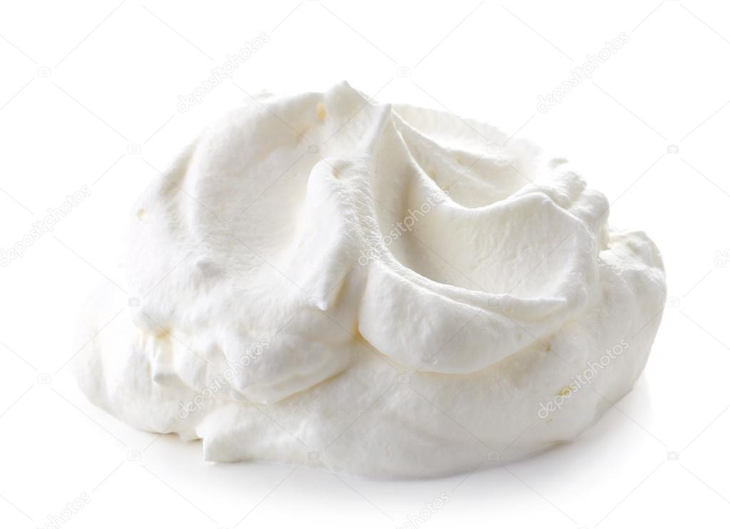 heap of whipped cream